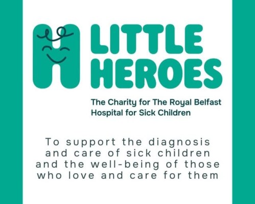 Little Heroes charity logo for Royal Belfast Hospital for Sick Children